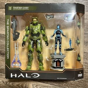 Collectible Halo Spartan Collection Master Chief and AI Figure Set